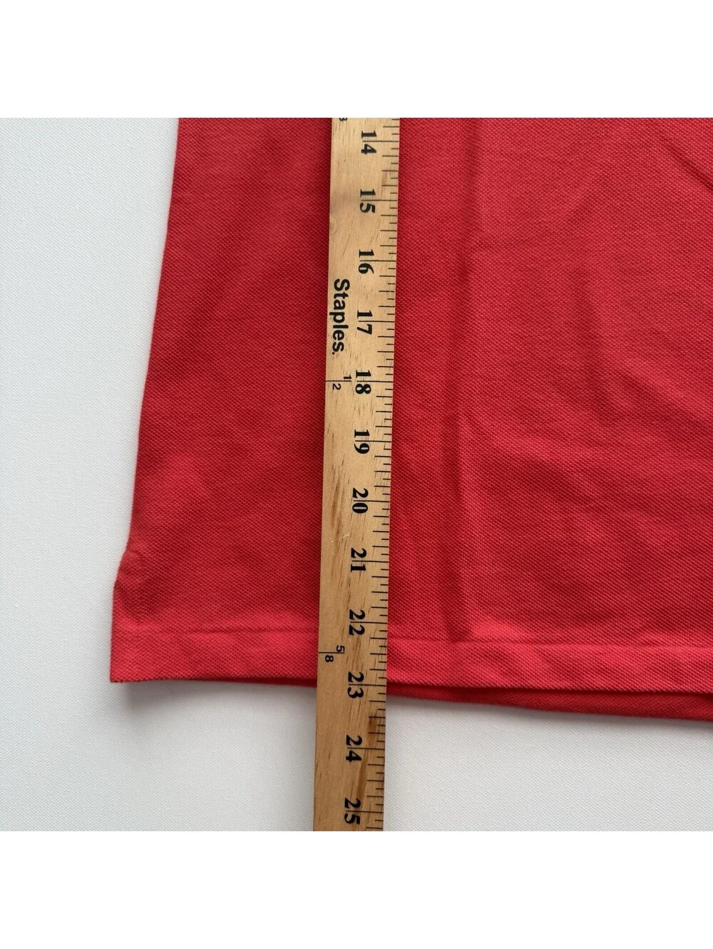 Polo Ralph Lauren Boys Polo Shirt Coral Red Gray Pony Short Sleeve M 10-12